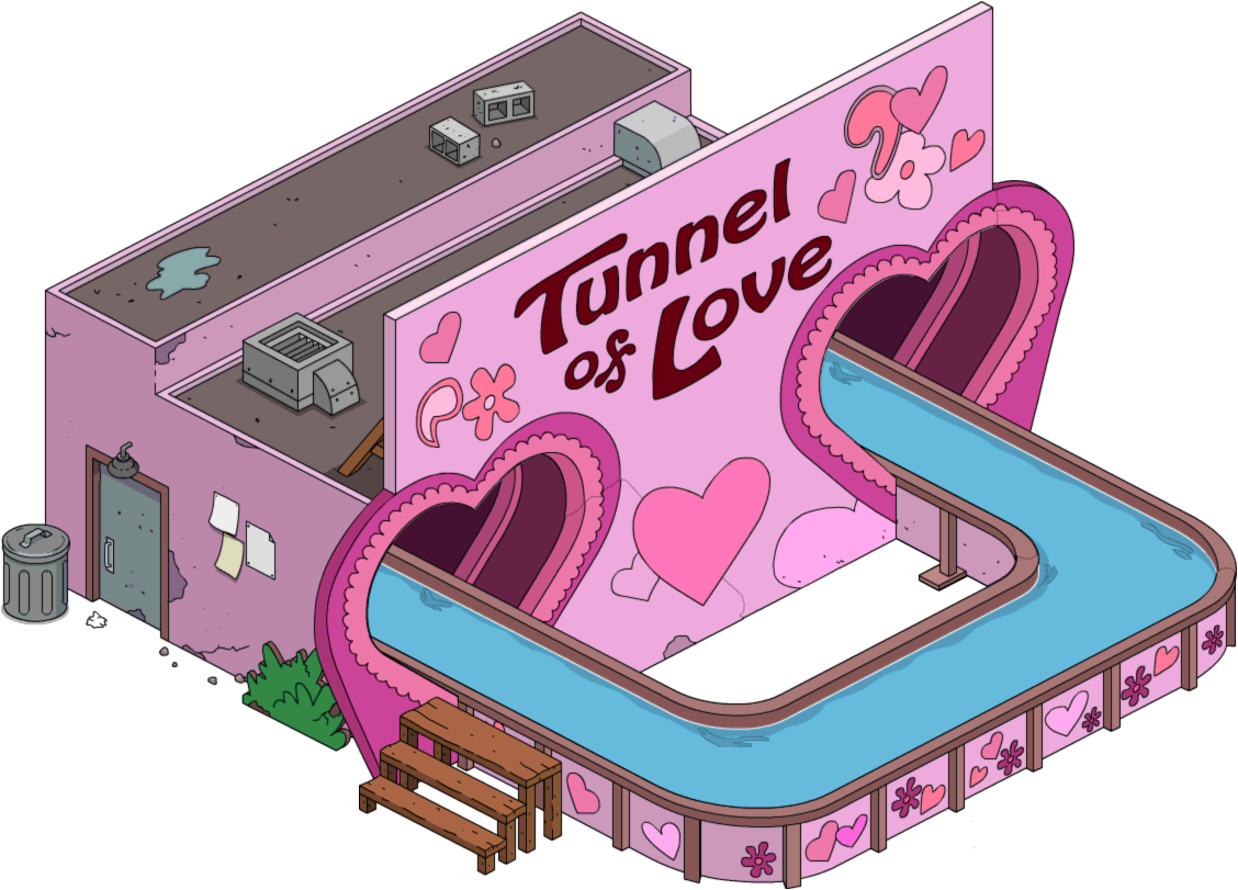 Pink love tunnel is very hungry.
